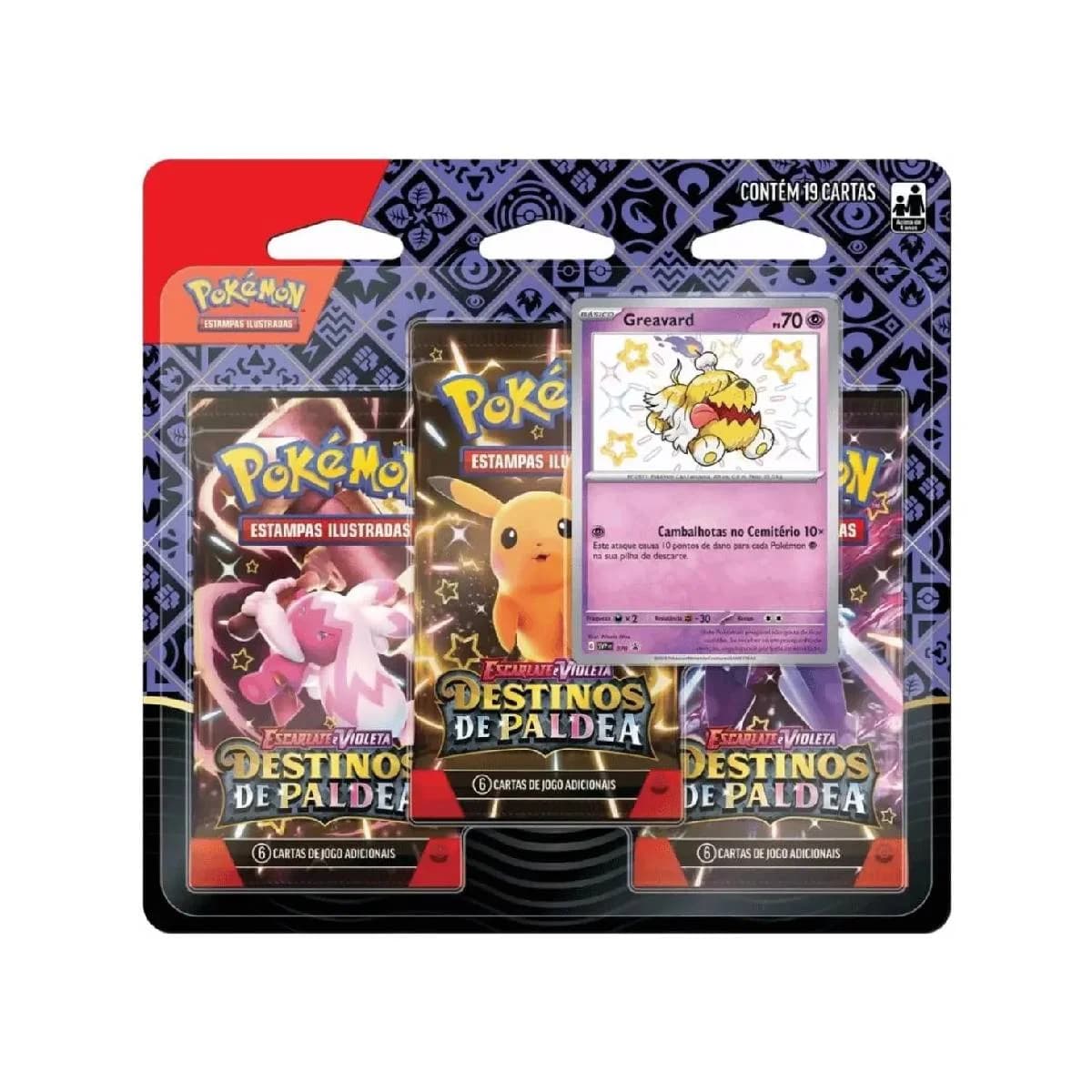 Blister Triplo Greavard Destinos de Paldea