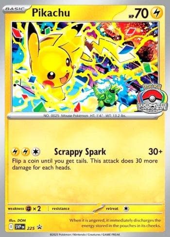 Pikachu (World Championships 2025) (#225/∞)